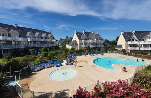Fouesnant Apartamento | Vacances Ô Cap Coz - Jardin vue mer et piscine - Résidence Cap Azur Fouesnant