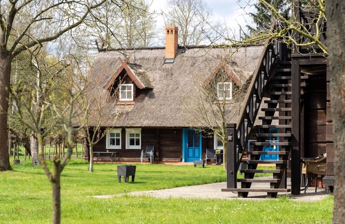 Kolonie Apartamento | Vacation apartment Drossel - Thatched plank house Zum Heuschober