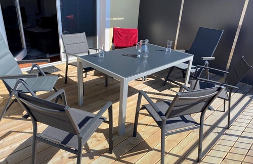 Sankt Englmar Apartamento | Vacation apartment with south-facing balcony-terrace and open-plan living area