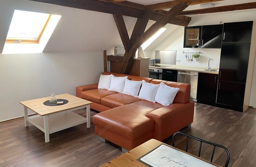 Pirna Apartamento | Apartamento 3, ducha, aseo, 1 dormitorio - Ferienwohnungen Pumpfer