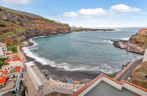 San Marcos Apartamento | Apartamento de vacaciones 'Arcoiris Al Mar' con vistas al mar y balcón