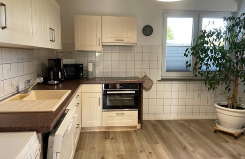 Brodersby Apartamento | Vacation apartment "Burgerwiese" in Brodersby-Burg, 4 persons + 1 dog