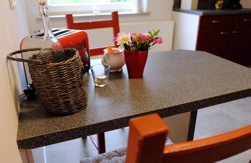 Wiefelstede Apartamento | Vacation apartment "Haus Olekamp" - apartment/flat, shower, WC