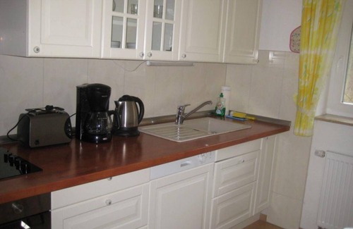 Gaarden-Sud - Kronsburg Apartamento | Vacation apartment Grünes Herz - Apartment Grünes Herz, shower and bathtub