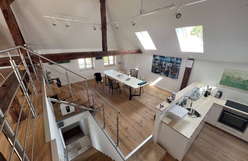 Oebisfelde Apartamento | Vacation apartment & studio with outdoor lounge & barbecue