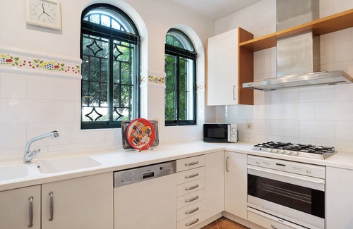 Conil de la Frontera Casa | Casa de vacaciones "Villa Sevilla" con vistas al mar, terraza privada y jardín privado