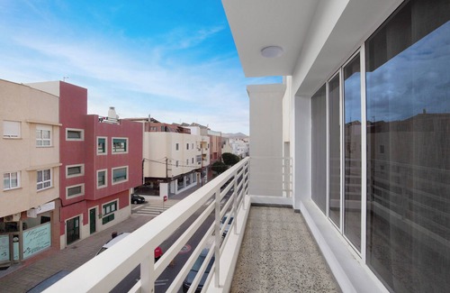 Puerto del Rosario Casa | Casa de vacaciones 'Mela' con balcón y Wi-Fi