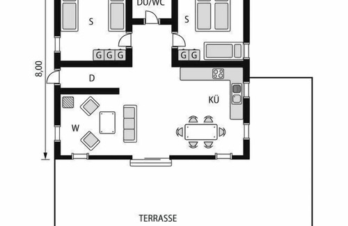 Hylte Municipality Casa | Casa de vacaciones Bexet (HAL053) en Torup - 5 personas, 2 dormitorios