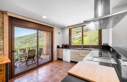 Amer Villa | Casa de vacaciones Can Xera con vistas a la montaña, piscina privada, aire acondicionado y Wi-Fi