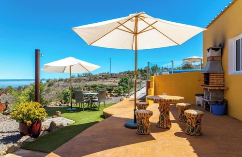 Puntagorda Casa | Casa de vacaciones "Casa La Viña" con vistas al mar, piscina privada y Wi-Fi
