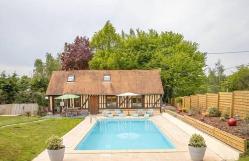 Manerbe Casa | Casa de vacaciones La Petite Normande en La Roque-Baignard - 6 personas, 3 dormitorios