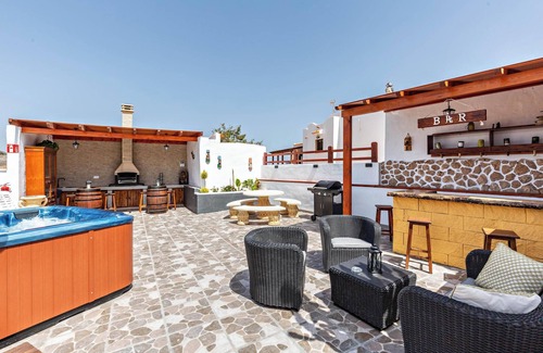 Tiscamanita Villa | Casa de vacaciones La cañada con vistas a la montaña, jardín, aire acondicionado y Wi-Fi