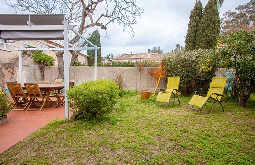 Porquerolles Casa | Casa de vacaciones 'La Maison et Son Jardin Clos' con terraza privada y Wi-Fi