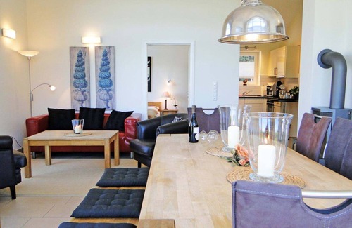 Kosel Casa | Moderna casa de vacaciones de 5 * con sauna finlandesa, hidromasaje y estufa para 6 pers.