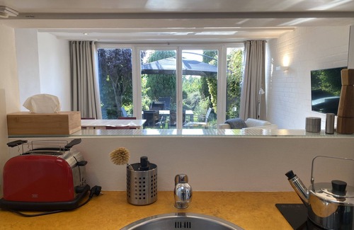 Kosel Casa | Casa de vacaciones "Tiny Haus An Der Schlei" con vistas al lago, terraza privada y Wi-Fi