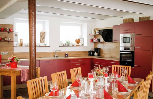 Hayingen Casa | Vacation home "Zum alten Kuhstall", wheelchair accessible, 200sqm, 6 bedrooms, max. 18 persons