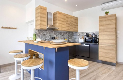La Ciotat Apartamento | Vairo. Duplex lumineux, vue port, clim