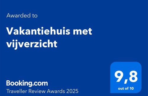 Lathum Chalet De Esquí | Vakantiehuis met vijverzicht