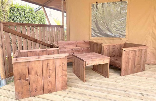 Jabbeke Chalet De Esquí | Vakantiepark Klein Strand - Glamping 4p
