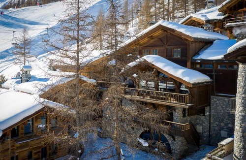 Val-d'Isere Chalet De Esquí | Val d’Isère - Extraordinaire Chalet Montana avec piscine sur la piste Olympique de Belevarde.
