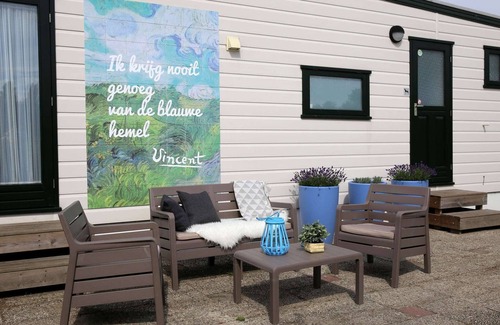 Udenhout Chalet De Esquí | Chalet estilo Van Gogh en un parque de vacaciones, cerca de las dunas de Loonse y Drunense