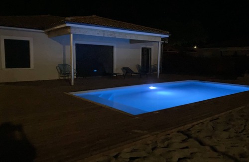Vensac Casa | VENSAC MONTALIVET⭐️Villa 4 chambres⭐️piscine heated, clim⭐️WIFI -near the ocean