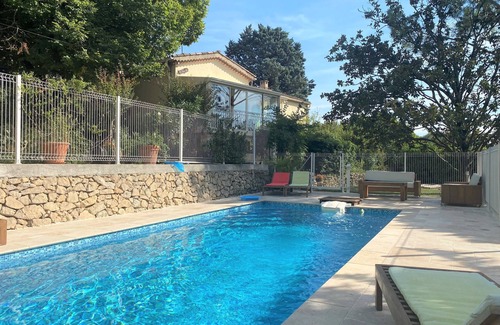 Salernes Villa | Very child-friendly villa with fenced pool and grass garden