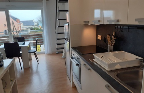 Camaret-sur-Mer Apartamento | VERY NICE DUPLEX WITH SEA VIEW / CLASSIFIED AS TOURIST FURNITURE ***.