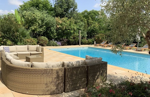 Caignac Casa | Casa muy espaciosa, piscina climatizada, cancha de tenis, sala de juegos, 2 acres de jardín