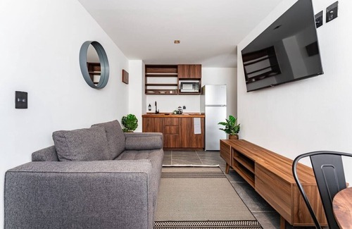 Santa Maria la Ribera Apartamento | VH | Cálido depa Sta Ma la Ribera 1 BR + gym | 132
