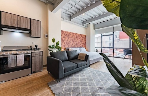 Zona Rosa Apartamento | VH | Comfy loft | rooftop and wifi en Roma Nte | 304