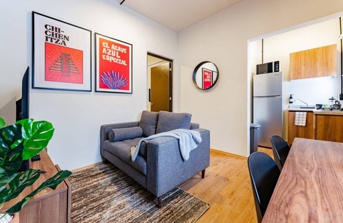 Miguel Hidalgo Apartamento | VH | Depa con estilo Polanco | gymandrooftop | 419