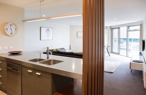 Wellington CBD Apartamento | Victoria View - 3 bed including car parking, next to Takina and opposite Te Papa