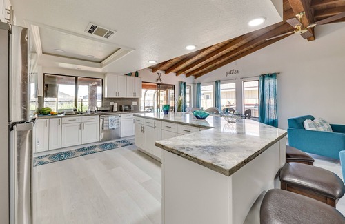 Victorville Casa | Victorville Lakefront Retreat: Fish, Dock + More