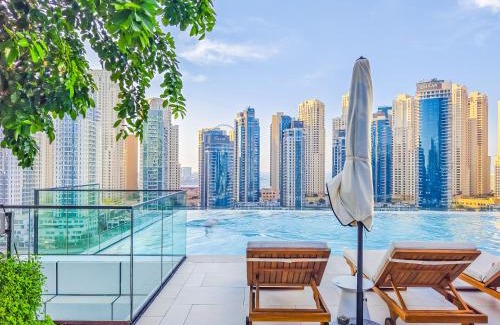 Dubai Marina Apartamento | Vida Dubai Marina-1BR Retreat-Cityscape