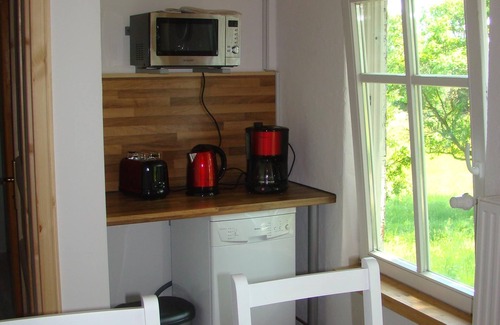 Polchow Apartamento | Vista del "Großer Jasmunder Bodden" - ubicación aislada - casa de carácter