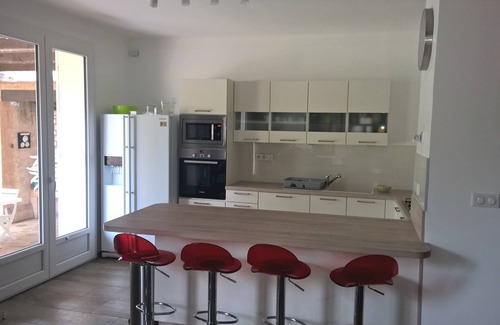 Miramar Casa | Villa 8 p 300m playas y puerto, piscina privada, anexo, 135m2, 1100m2, cerrado