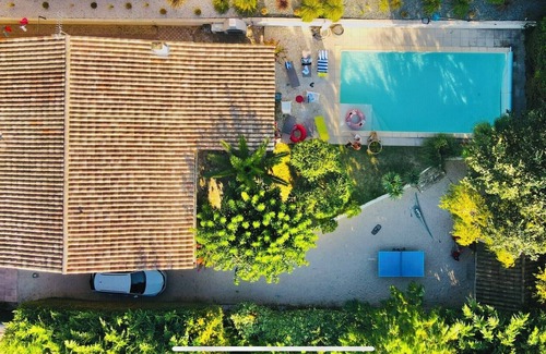 Bagnols-sur-Ceze Villa | Villa de 8 a 10 personas con piscina privada climatizada en el Gard
