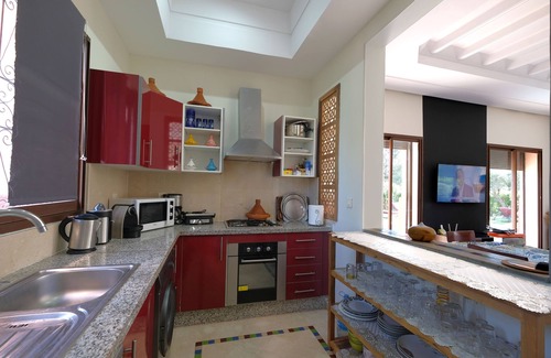 Oulad Hassoune Villa | villa con piscina privada, vista al Atlas.
