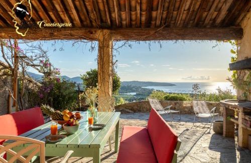 Sainte-Lucie-de-Porto-Vecchio Casa | Villa Acciagina 10 pers PISCINE VUE MER PINARELLO Climatisée