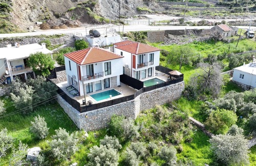 Sogut Villa | Villa ADA marmaris lüks özel havuzlu villa, 6 kişilik konaklama, doğanın içind