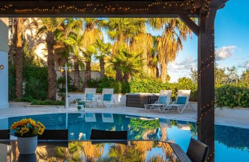 Santa Maria Estate Villa | Villa Alexandra: Sea Views Pool Jacuzzi Sauna