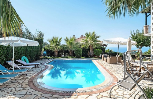 Tsoukaladhes Villa | "Villa Aliki" con vistas al mar, piscina privada y Wi-Fi