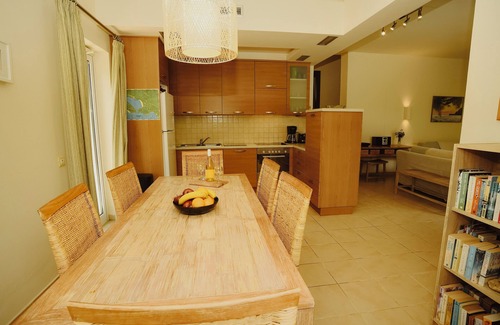 Agios Vasileios Casa | Villa Alkisti, private pool, near the beach, located in the center of village