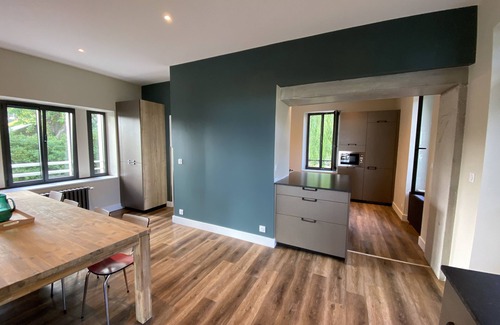 Donville-les-Bains Villa | Villa-Premium-Baño con bañera-Vista al Mar