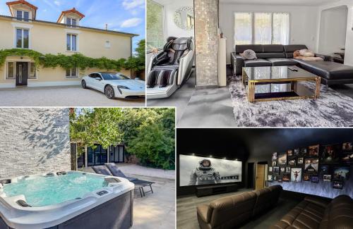 Triel-sur-Seine Casa | Villa avec jacuzzi, sauna&cinéma