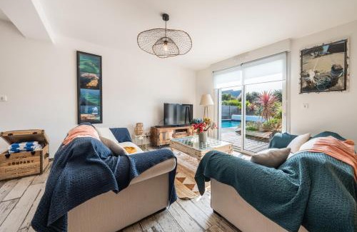 Barneville-Carteret Casa | Villa avec piscine privée, sauna, jardin et parking