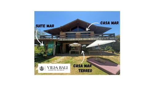 Barra de Ibiraquera Casa | Villa Bali Casas pé na areia