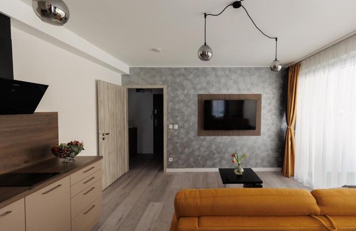 Siofok Aranypart Apartamento | Villa Bauhaus Wellness Apartman