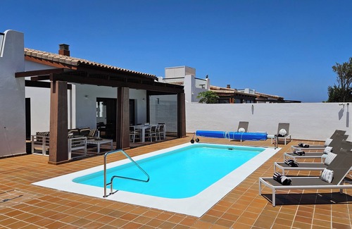 Caleta de Fuste Villa | Villa en campo de golf en La Estancia-400M- playa, Caleta Fuste-Fuerteventura